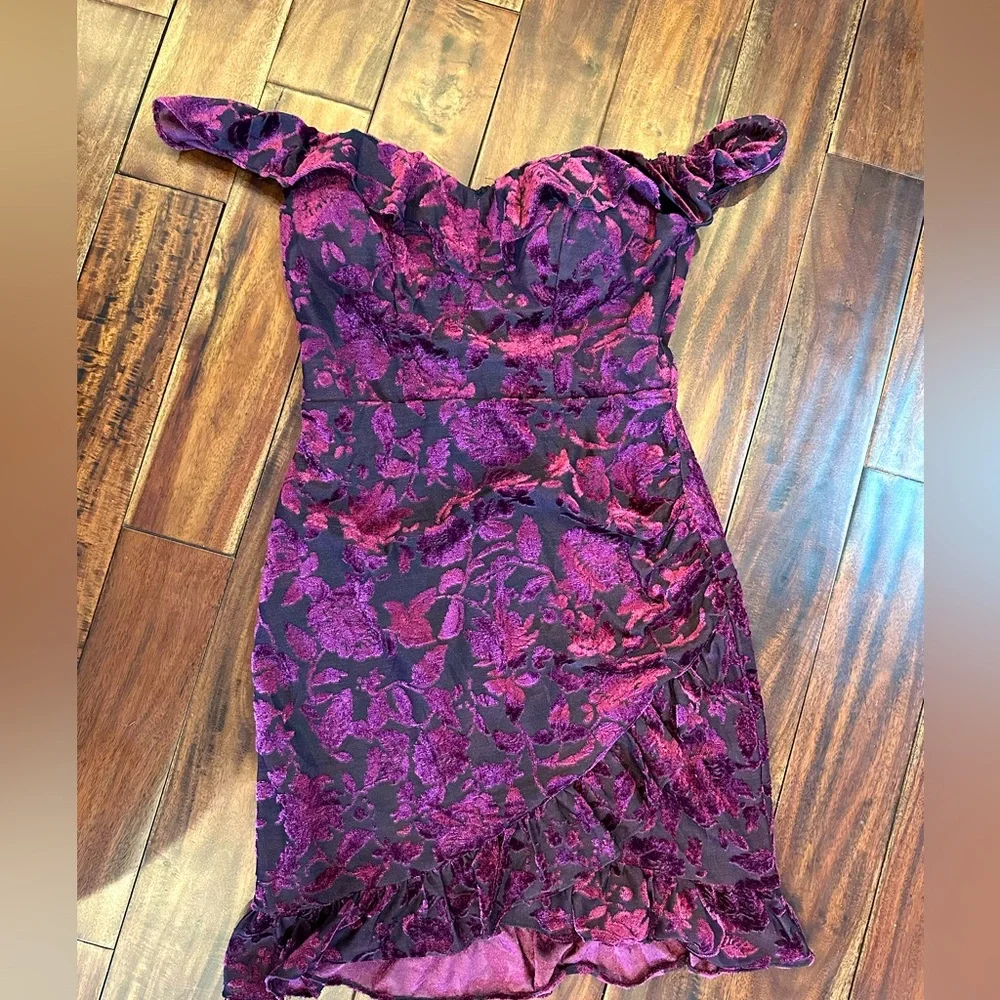 Y2K Whimsigoth Prom Dress Dark Romance Size XS - Picture 1 of 4